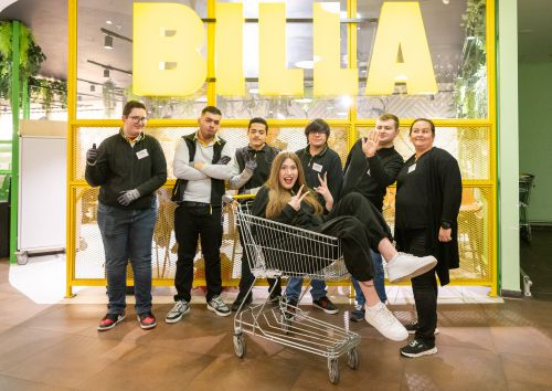 Arbeitstraining bei BILLA Plus © wienwork/Luiza Puiu Arbeitstraining bei BILLA Plus © wienwork/Luiza Puiu